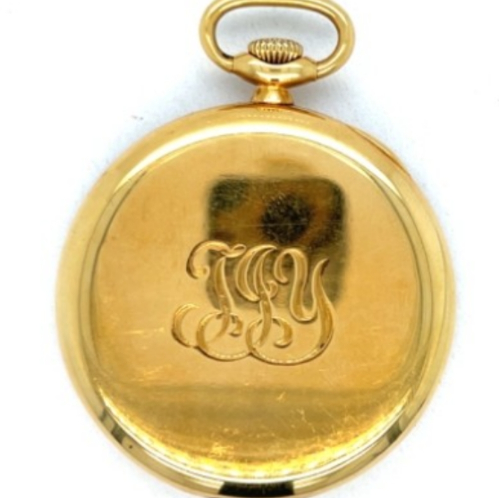 18K Tiffany & Co. by Longines Open Face Pocket Watch Quality - Picture 2 of 6